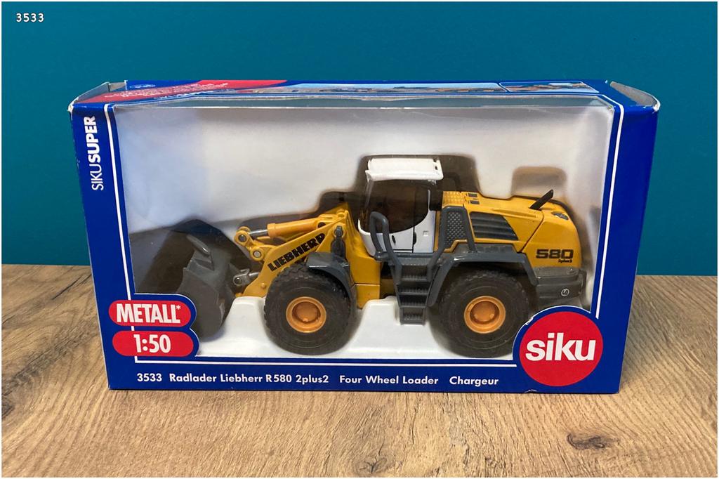 Siku 3533 - Liebherr shovel R 580 1:50, Ophalen, Gebruikt