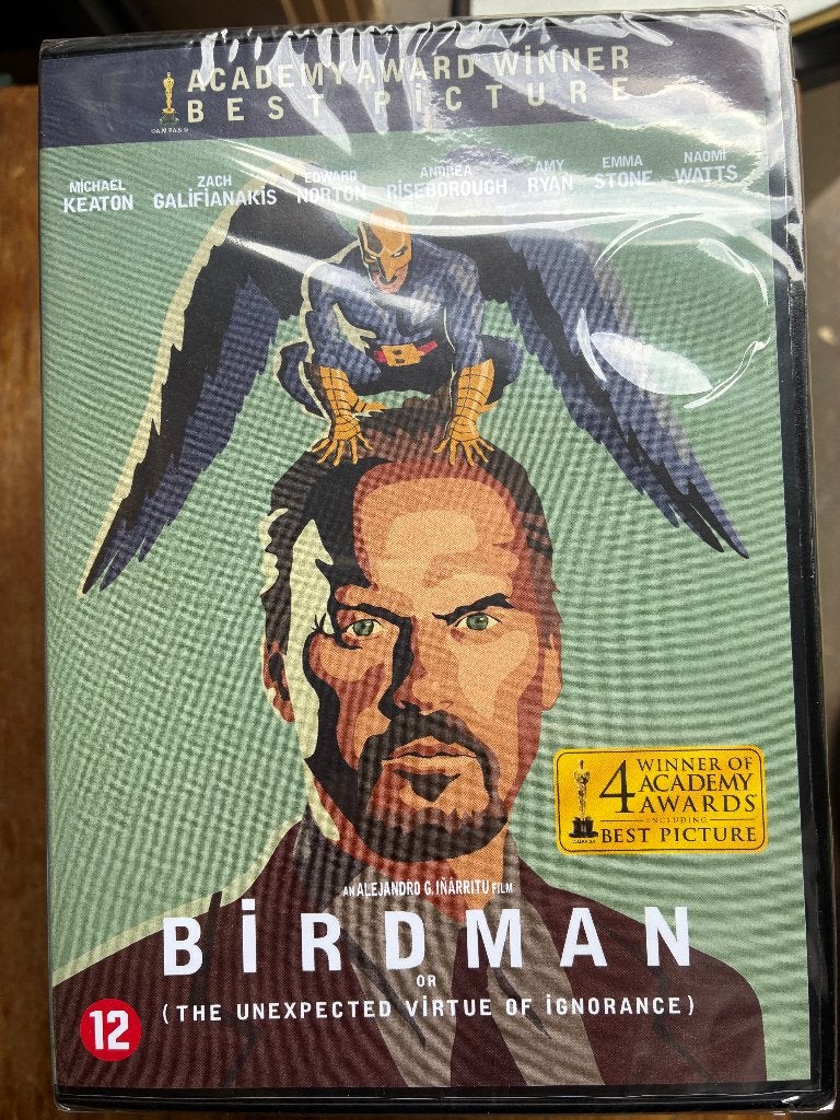 Birdman DVD (Iñarritu) 4 Oscars !, Engels, Overige gebieden, Ophalen of Verzenden, Zo goed als nieuw