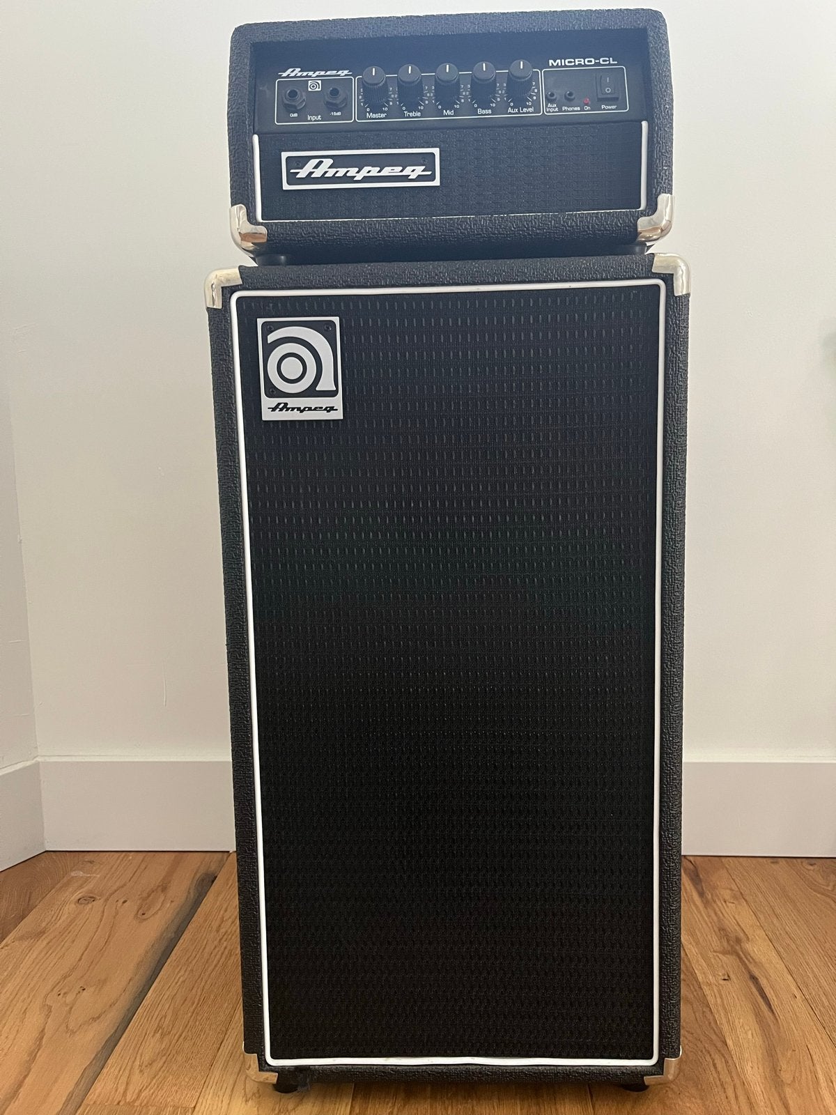 Ampeg Micro-CL Stack 100 Watt, Ophalen of Verzenden, Zo goed als nieuw, Basgitaar, 100 watt of meer