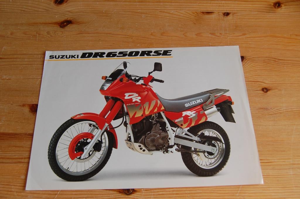 Suzuki DR650RSE uitgave 11-1990, Motoren, Ophalen of Verzenden, Suzuki