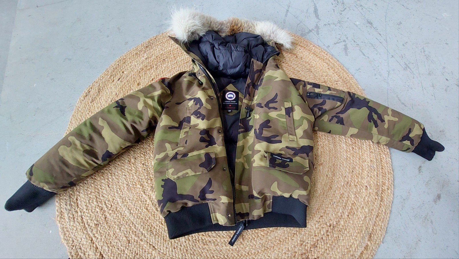 Canada Goose bomberjack winterjas, Ophalen, Maat 48/50 (M), Canada Goose, Zo goed als nieuw