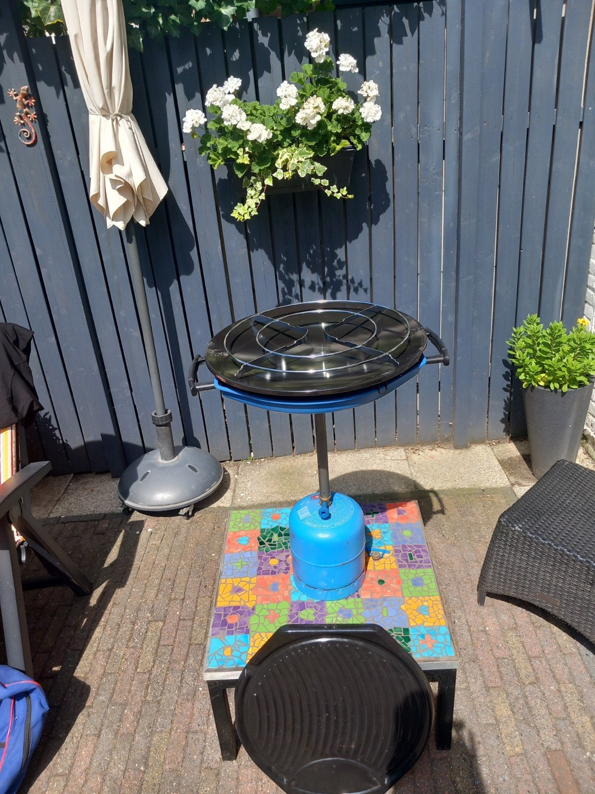 Campingaz Skotllebraai, Ophalen, Zo goed als nieuw