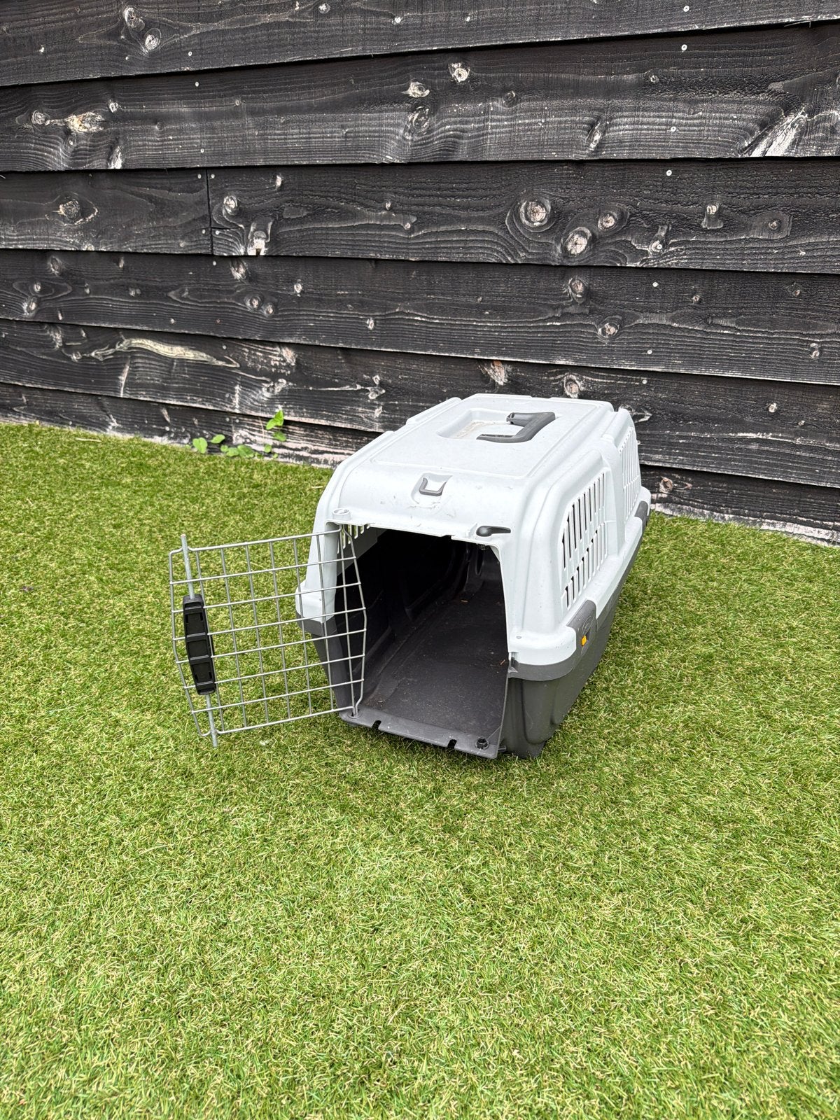 Katten reismand grijs, Dieren en Toebehoren, Katten-accessoires, Ophalen, Gebruikt