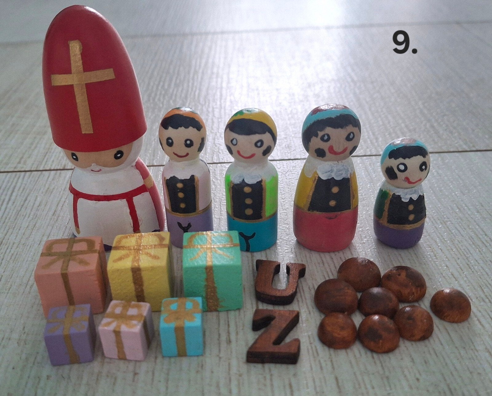pegdolls Sint met pietjes en accessoires, Ophalen of Verzenden, Nieuw, Overige typen