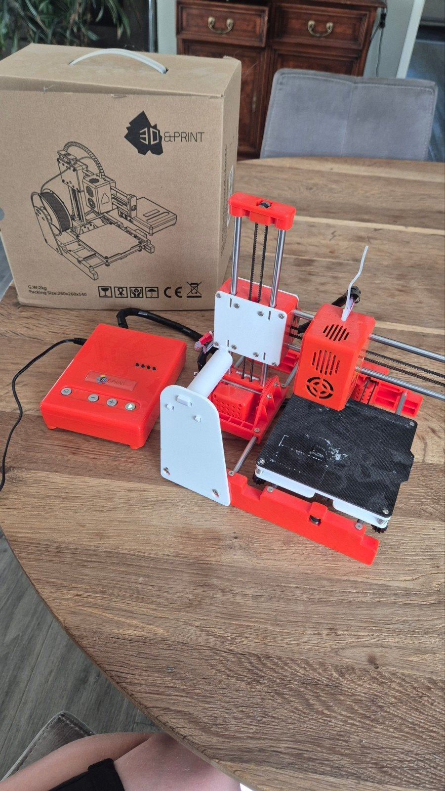 easythreat 3d printer 259 model x1 mini, Computers en Software, 3D Printers, Ophalen of Verzenden, Filament, Easythreed, Gebruikt