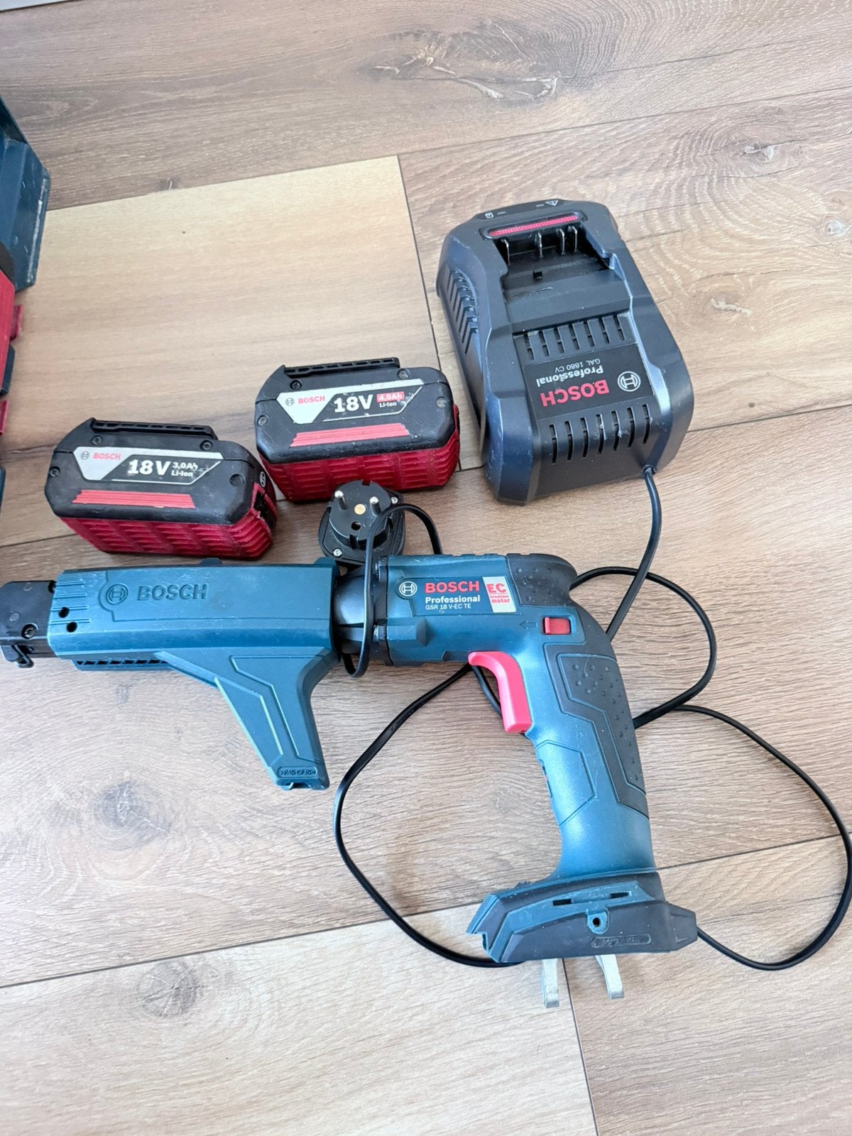 Bosch GSR 18V EC TE accu droogbouwschroevendraaier, Ophalen of Verzenden, Zo goed als nieuw