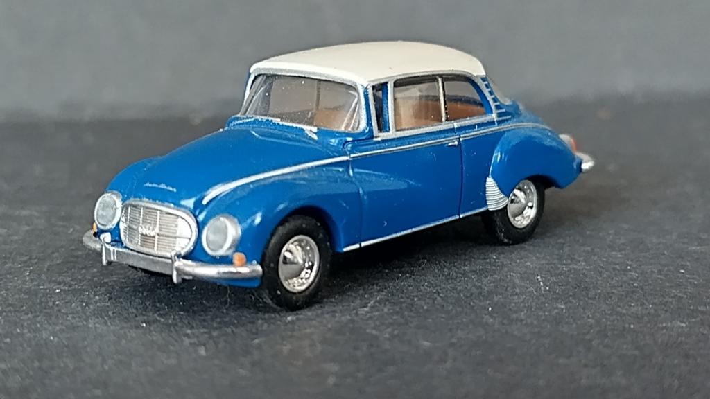 Dkw Auto Union 1000 S blauw 1:87 Brekina Pol, Brekina Gmbh, Auto, Info@brekina de, Nieuw