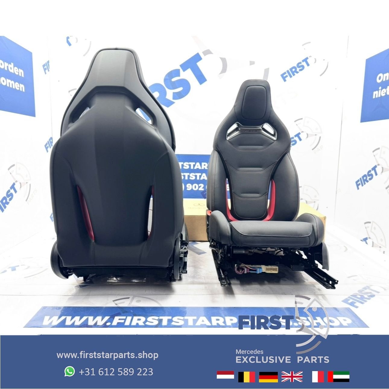 W206 S206 C63 AMG Recaro KUIP STOELEN SET C63s E PERFORMANCE, Auto-onderdelen, Gebruikt, -, Ophalen of Verzenden, -