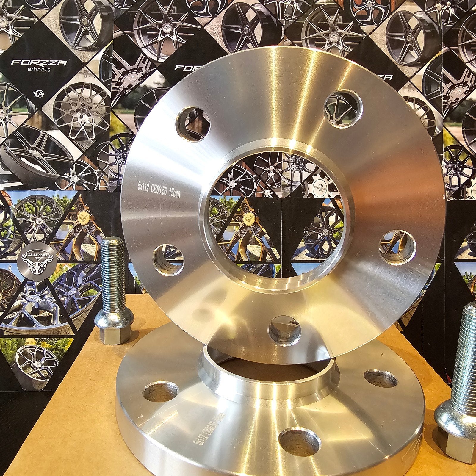 Spoorverbreders spacers Mercedes C-Klasse 5x112 66,5  15mm, Ophalen of Verzenden