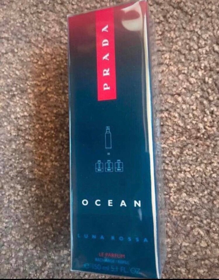 Prada ocean Luna rossa le parfum 150ml recharge/refill nieuw, Ophalen of Verzenden, Nieuw