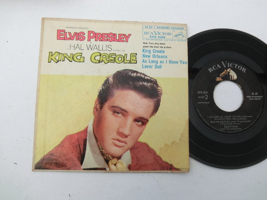 Elvis Presley EPA 4319  king Creole, Gebruikt, 7 inch, Ophalen of Verzenden, Pop