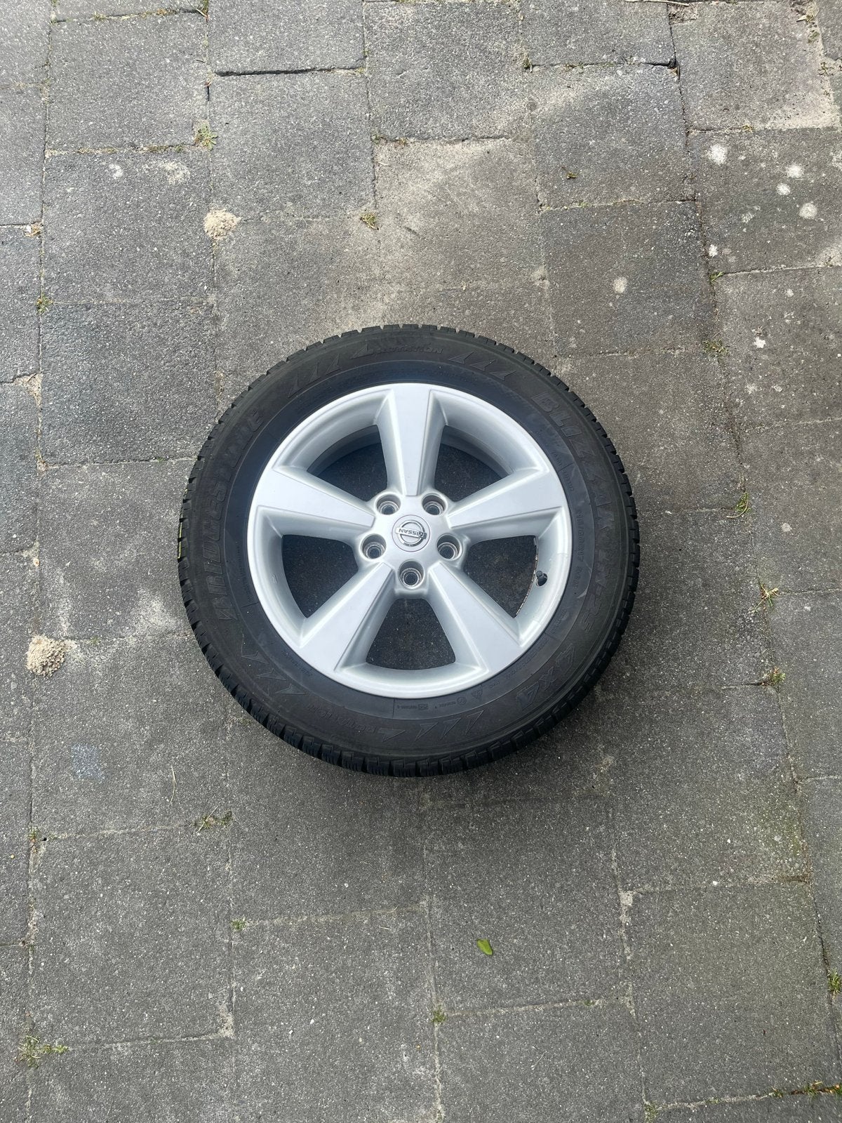 Nissan Qashqai Originele 17" Lichtmetalen Velgen + Banden, Ophalen of Verzenden, Gebruikt