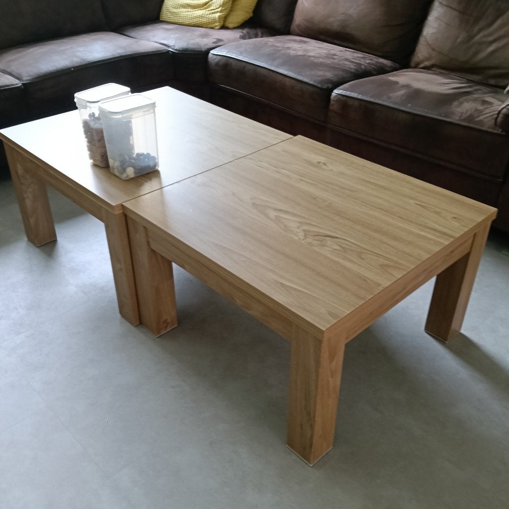Salontafel (2x) – Gratis af te halen:, Ophalen, Gebruikt, 50 tot 100 cm, 100 tot 150 cm