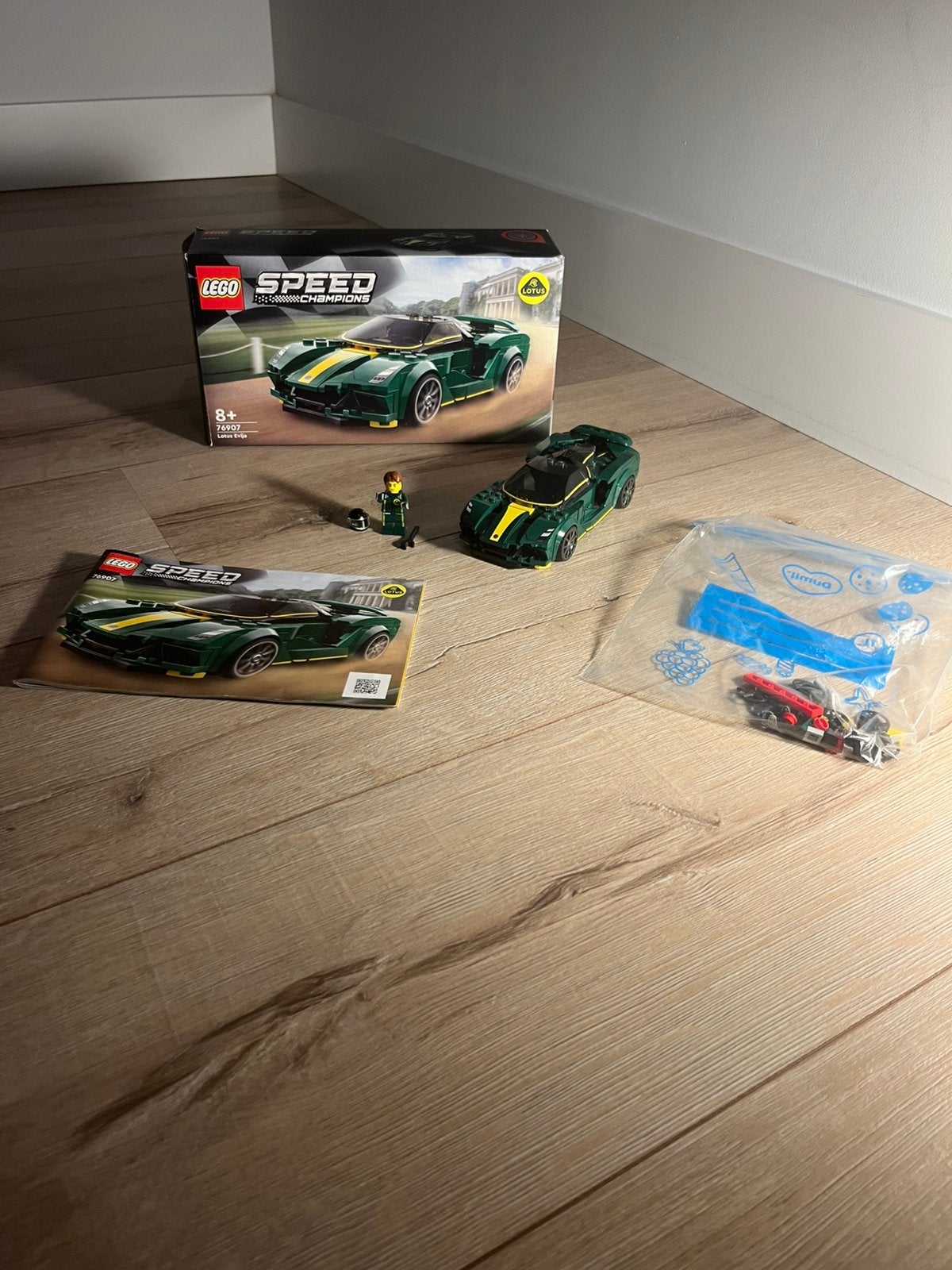 LEGO Speed Champions Lotus Evija - 76907, Ophalen, Zo goed als nieuw, Elektrisch, Overige merken