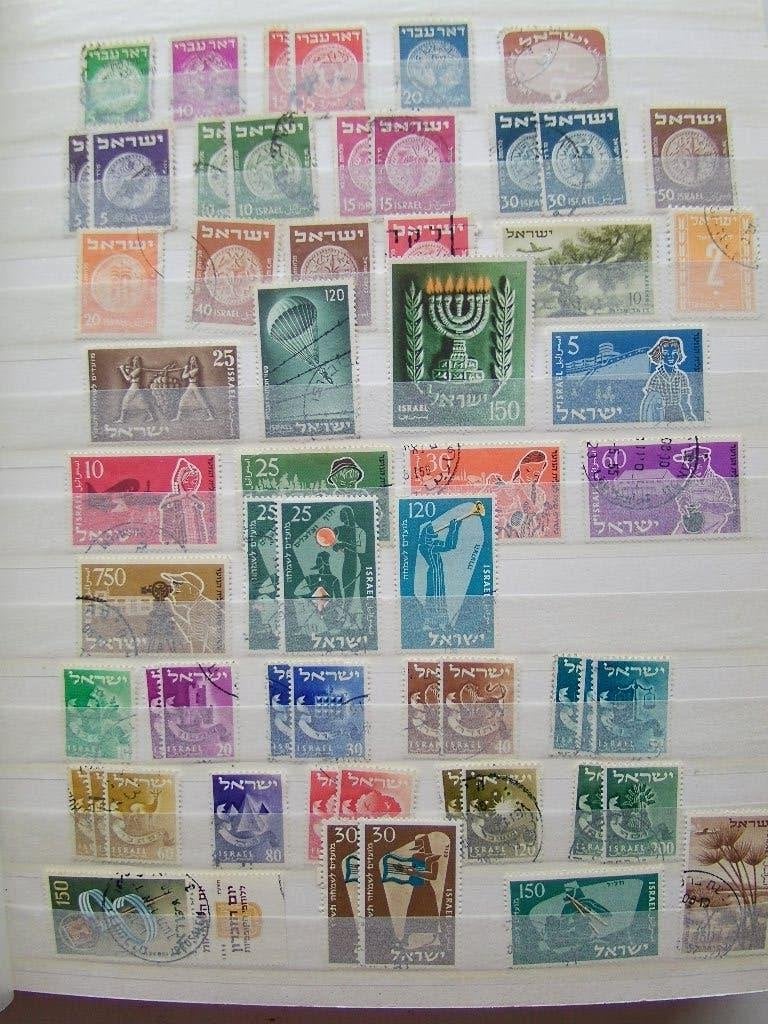 stockboek Israel veel Postfris, Turkije, Spanje Franse Kol., Postzegels en Munten, Ophalen of Verzenden, Buitenland