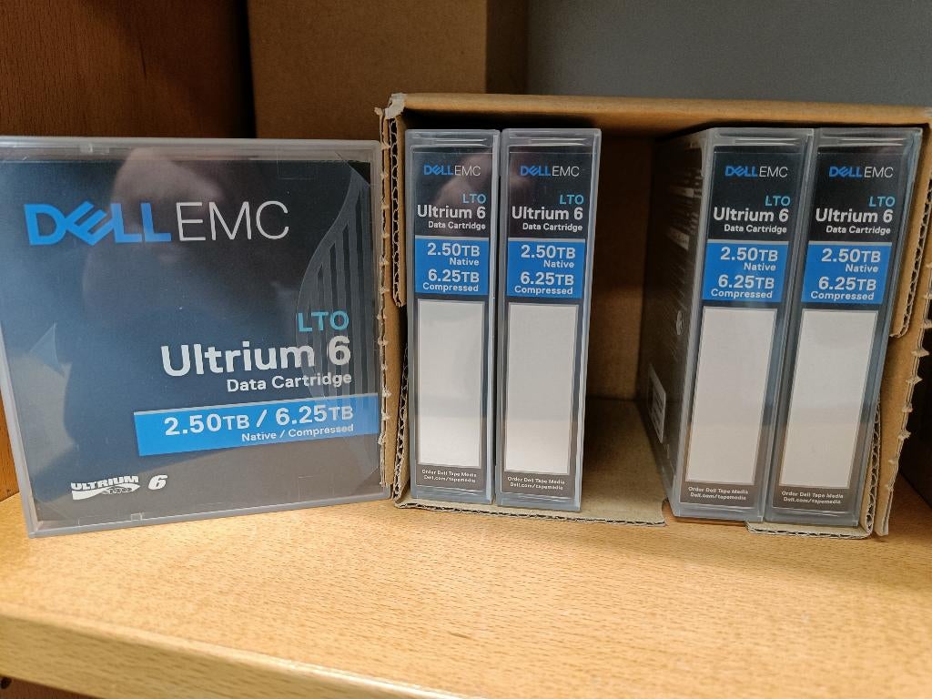 Dell EMC LTO Ultrium 6, Ophalen, Nieuw