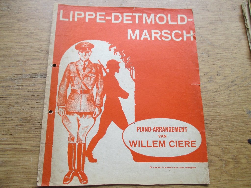 LIPPE-DETMOLD-MARSCH -WILLEM CIERE, Ophalen of Verzenden, Gebruikt, Artiest of Componist, Populair