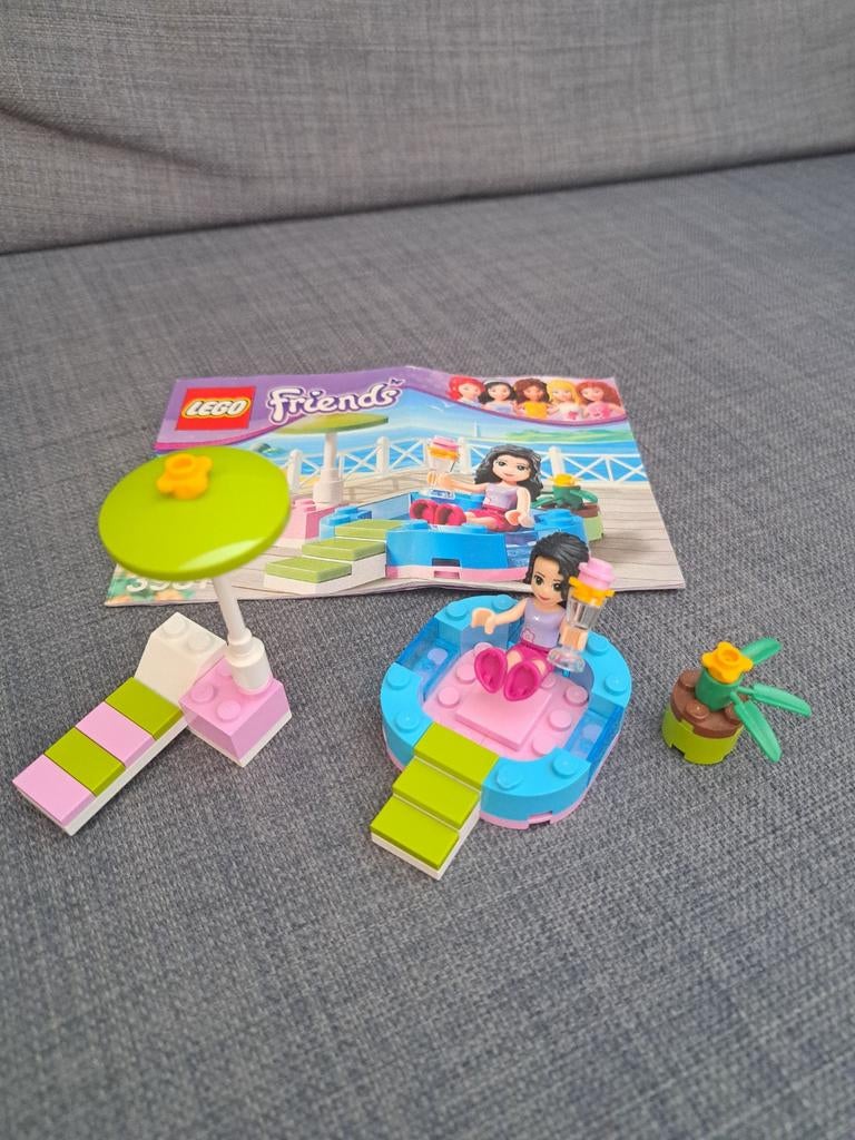 Lego Friends Zwembad en Jetski Set (41000), Ophalen, Compleet, Gebruikt, Lego