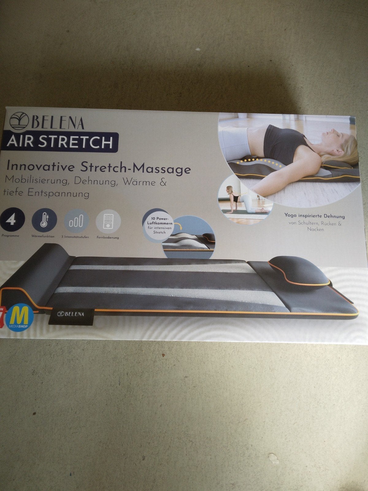 Belena air stretch massagemat, Sport en Fitness, Ophalen, Zo goed als nieuw, Apparaat
