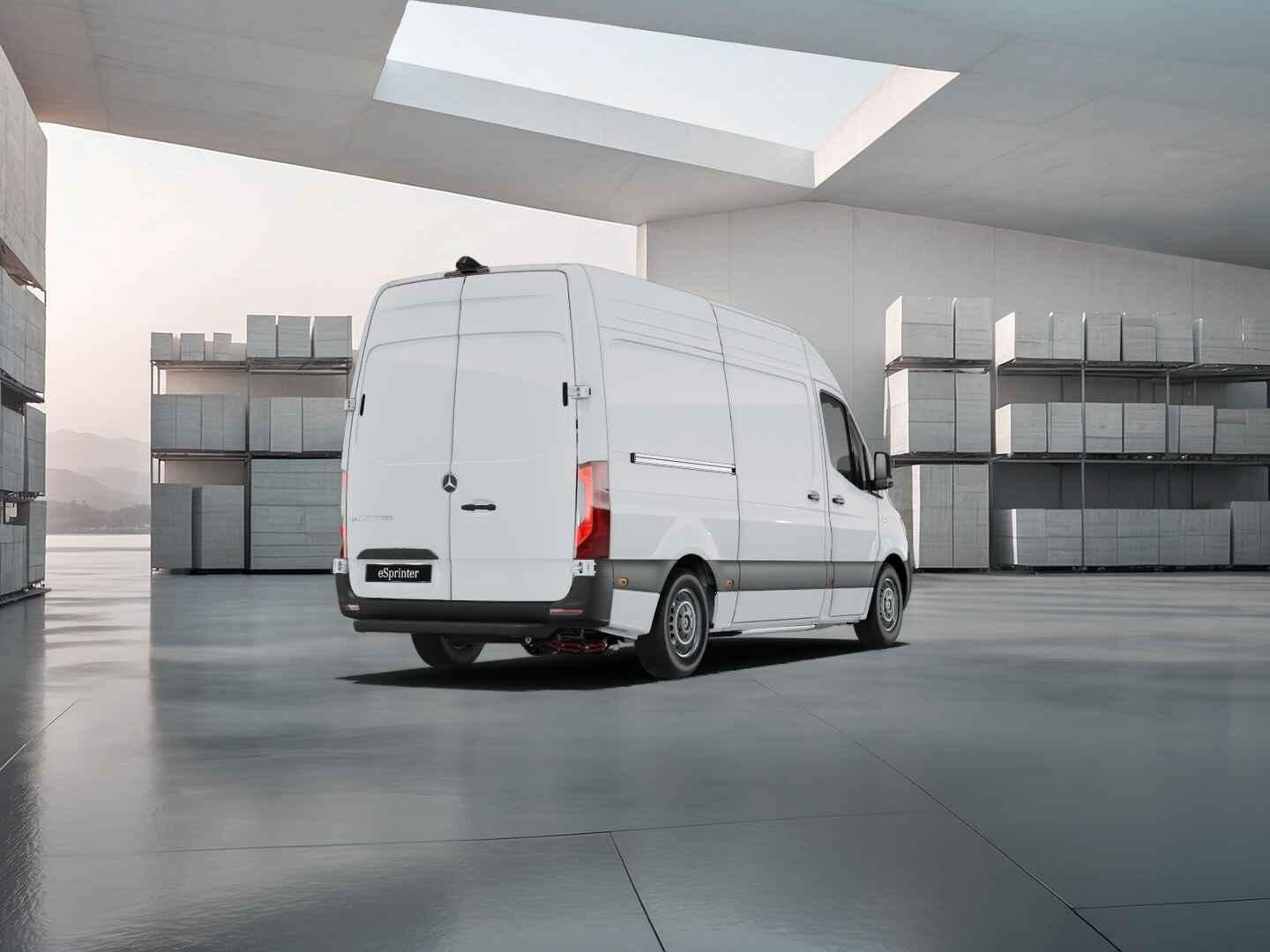 Mercedes-Benz eSprinter 314 L2 Pro 81kWh, Auto's, Automaat, 81 kWh, Stoelverwarming, Wit