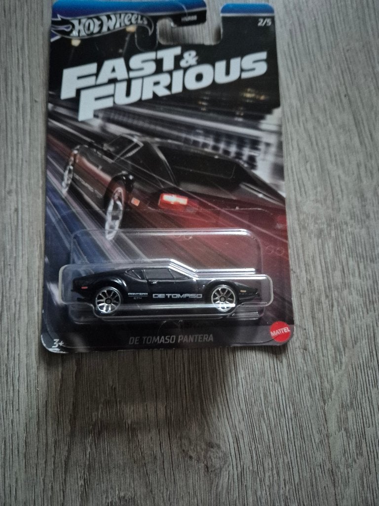 Hot Wheels De Tomaso Pantera Fast & Furious, Ophalen of Verzenden, Nieuw, Auto