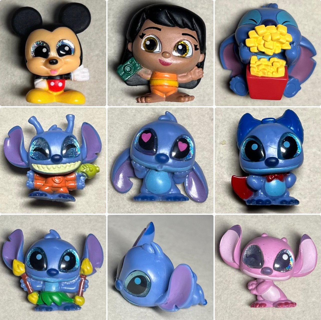 Disney Doorables figuren Stitch Mickey Mouse, Verzenden, Zo goed als nieuw