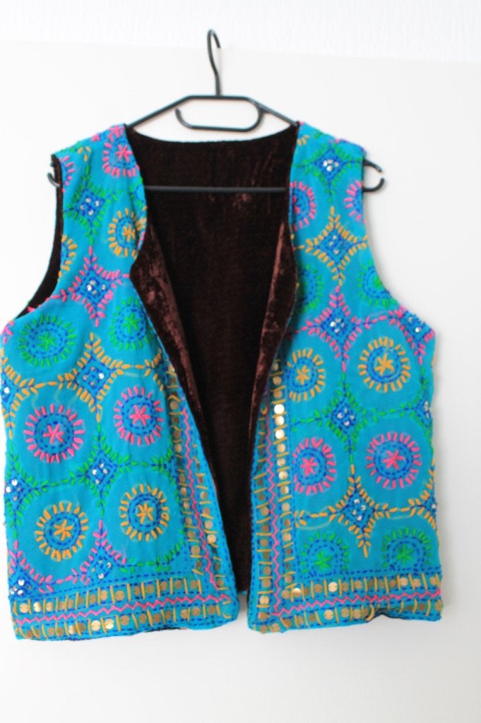 Apart Vestje/giletje met bruine velours voering maat M, Maat 38/40 (M), Bruin, Verzenden, Jasje