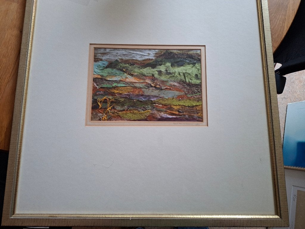 Wildevuur schilderij, Antiek en Kunst, Overig onderwerp, Ophalen of Verzenden, Overige technieken, Ingelijst