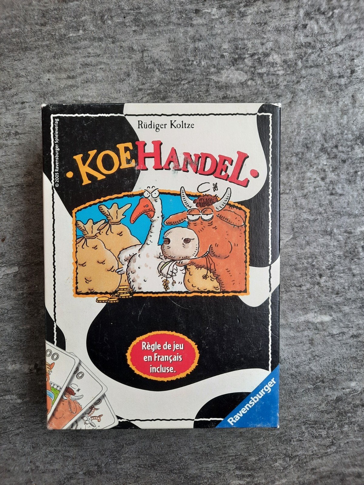 Koehandel Ravensburger Kaartspel - Compleet en Goede Staat, Hobby en Vrije tijd, Vijf spelers of meer, Ophalen of Verzenden, Zo goed als nieuw