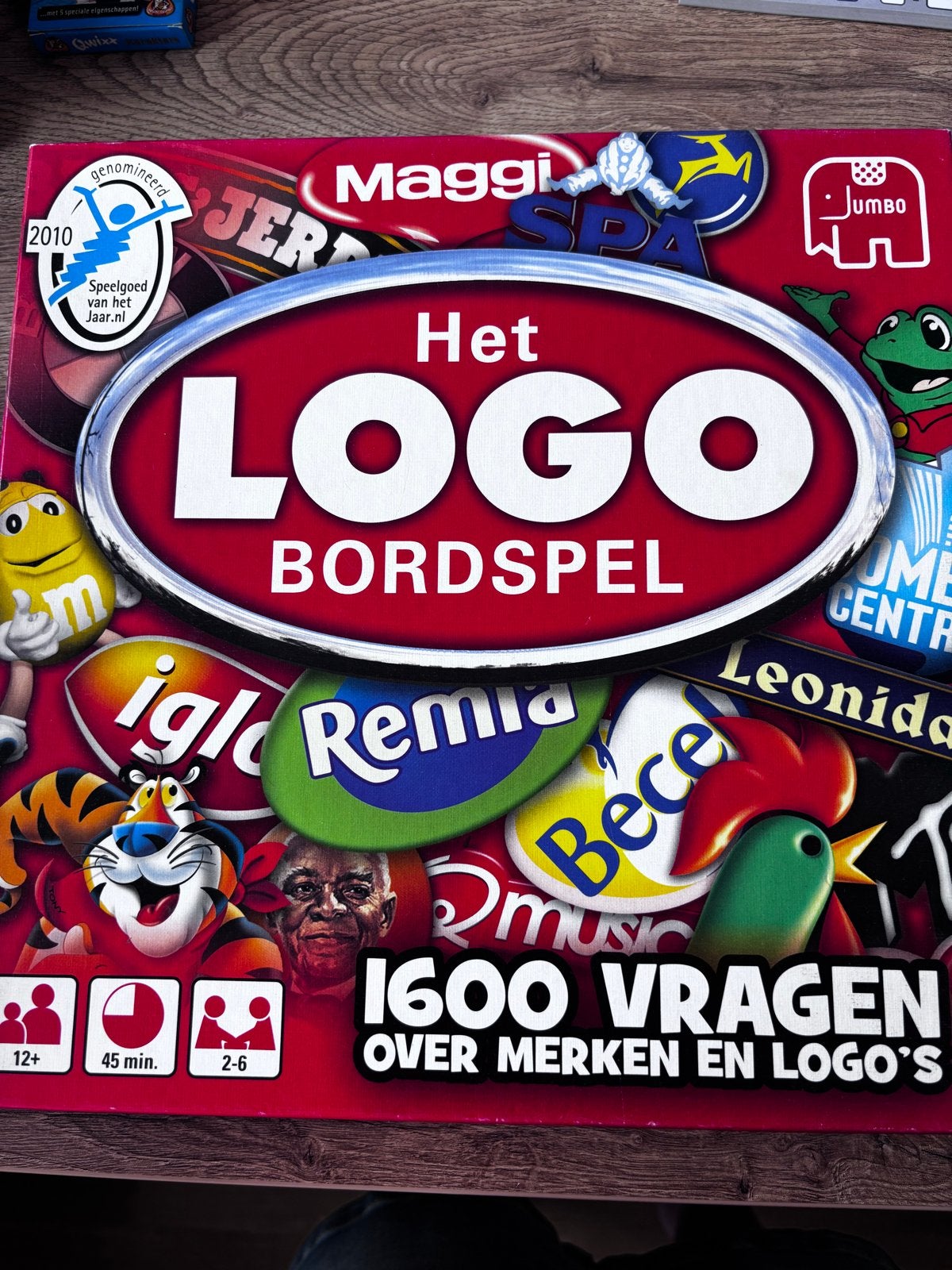 Het Logo Spel - Compleet Gezelschapsspel, Hobby en Vrije tijd, Drie of vier spelers, Ophalen, Gebruikt