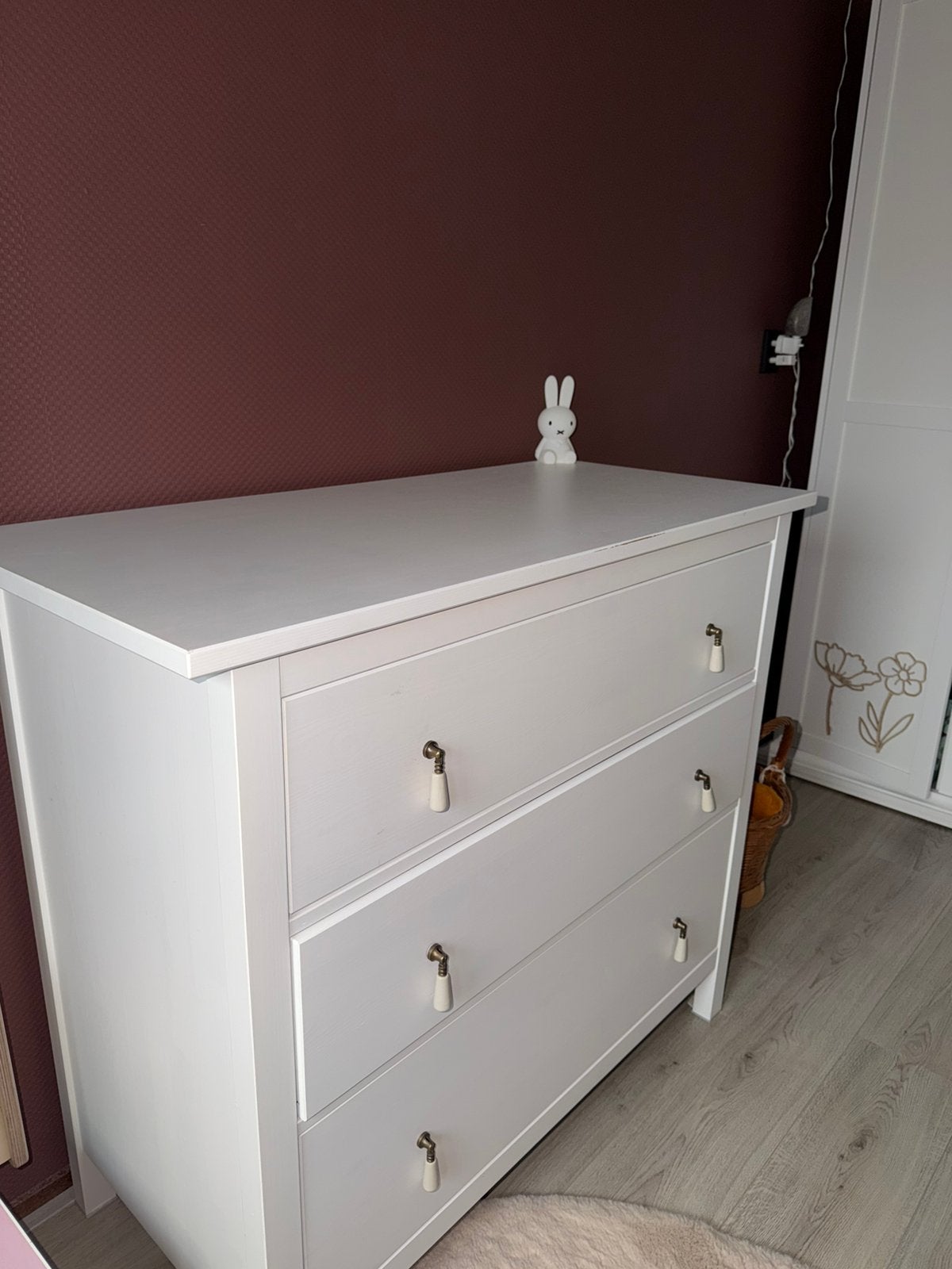 Hemnes lade kast ikea, Ophalen, Zo goed als nieuw, 3 of 4 laden, Minder dan 100 cm
