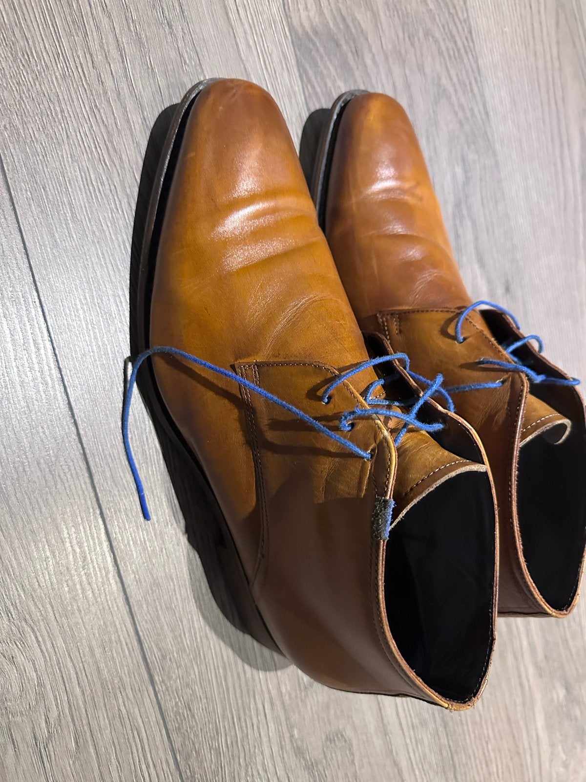 Floris van Bommel cognac maat 10 - Zeer netjes, Kleding | Heren, Schoenen, Ophalen, Zo goed als nieuw, Bruin, Boots