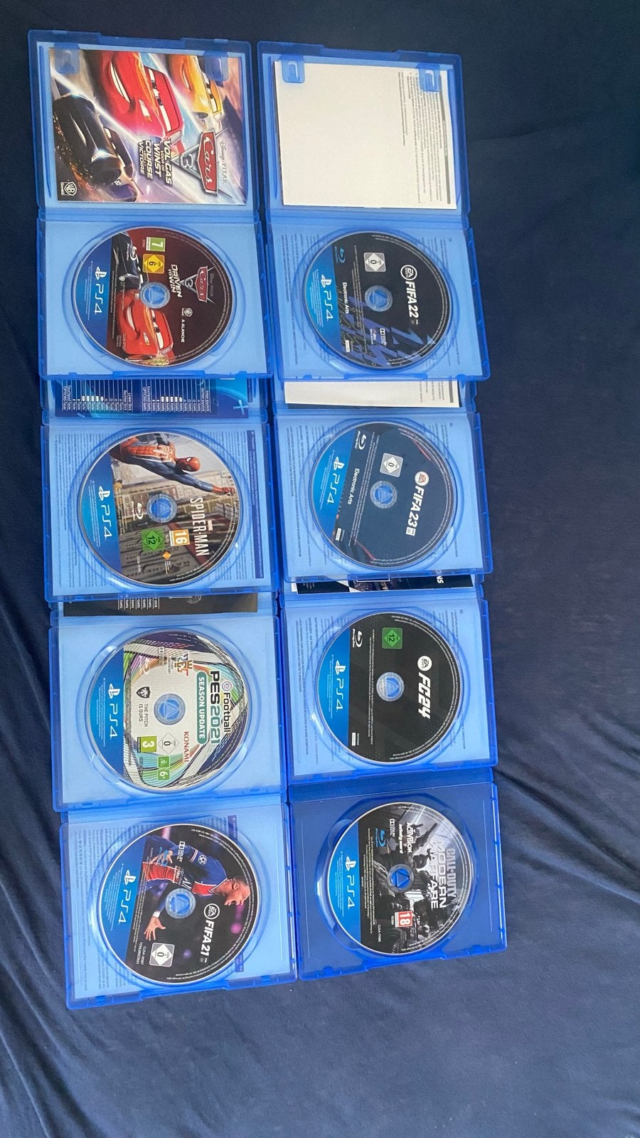 PS4 Spellen: FIFA, FC, Spider-Man, PES, Call of Duty, Gebruikt, 2 spelers, Eén computer, Ophalen of Verzenden