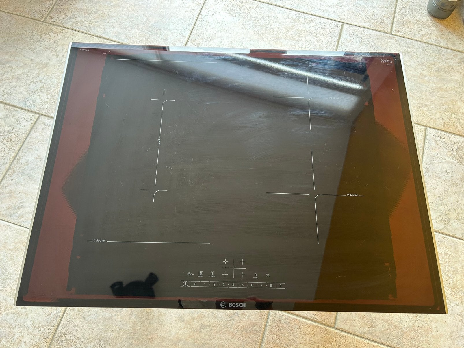 Bosch PVS775FB5E - Inductie kookplaat, Ophalen, 4 kookzones, Zo goed als nieuw, Inbouw