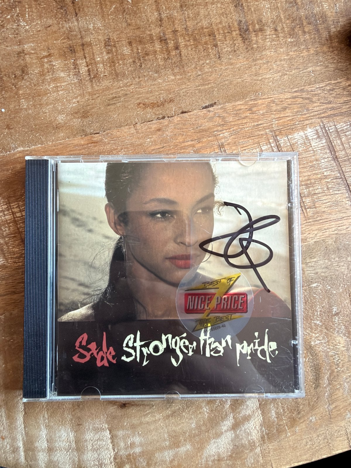 Sade Stronger Than Pride (1988) CD met handtekening, Gebruikt, Pop, Gesigneerd, Overige typen