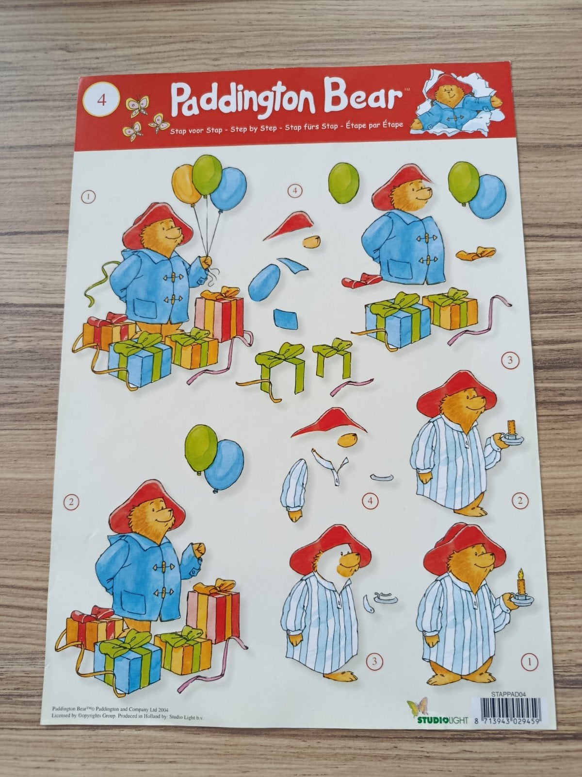 Paddington Bear Knipvel,, Ophalen of Verzenden, Nieuw, Overige thema's, Knipvel
