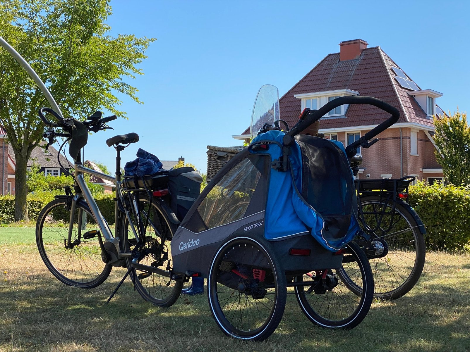 Qeridoo Sportrex 1 - zo goed als nieuw! (2025), Ophalen of Verzenden, Zo goed als nieuw, Kinderkar, Vering