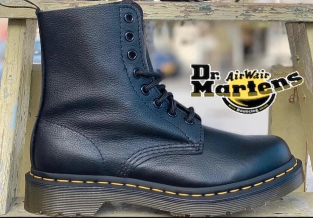 Dr. Martens 1460 Pascal Virginia - Maat 36 & 37, Zwart, Lage of Enkellaarzen, Nieuw, Ophalen of Verzenden