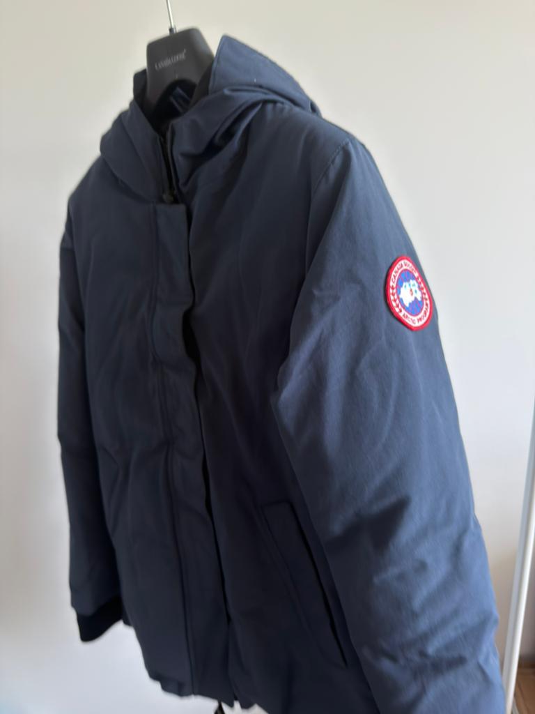 Orgineel Canada Goose parka jas maat L Dames, Ophalen of Verzenden, Zo goed als nieuw, Blauw