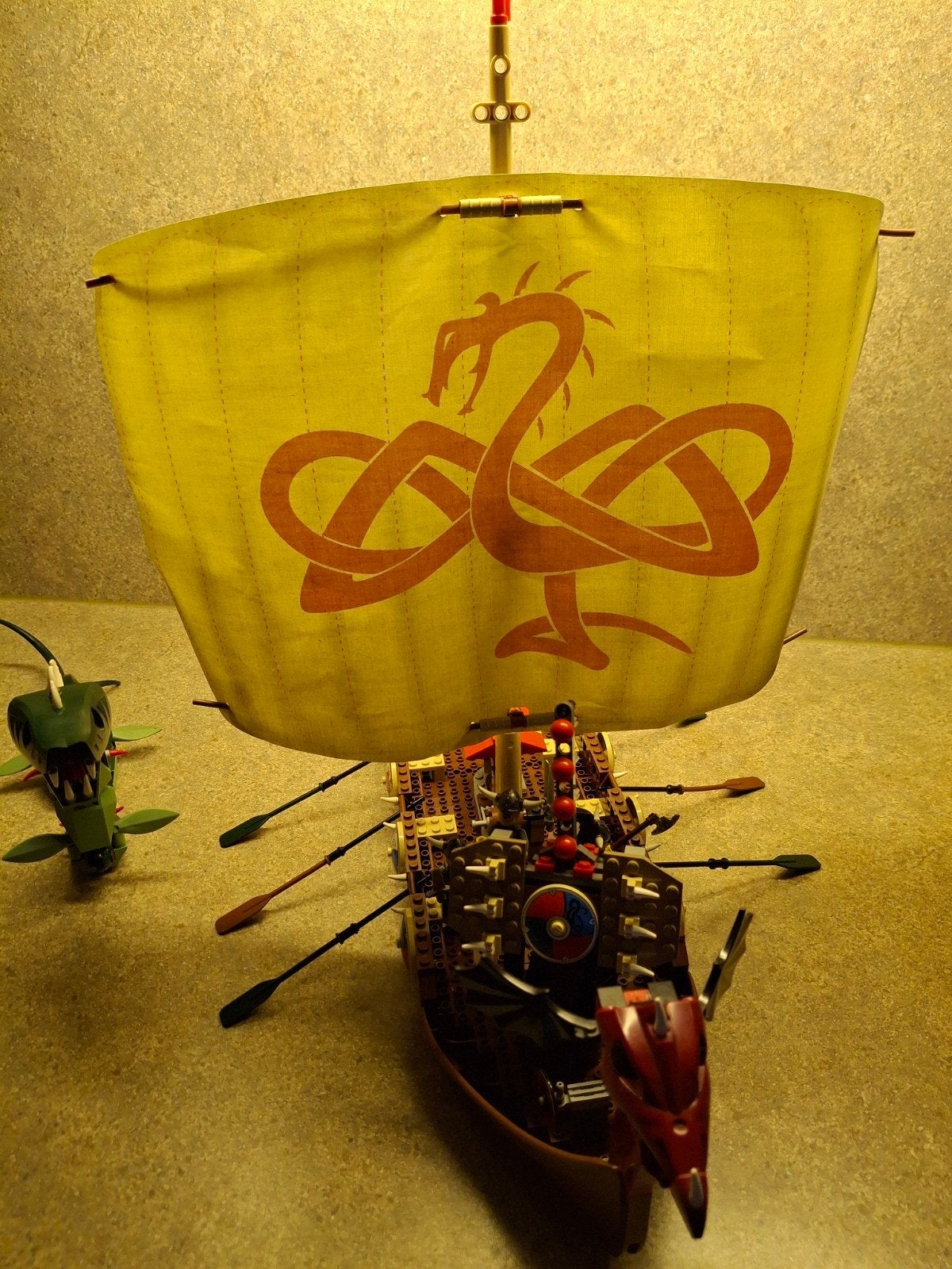 Lego 7018 Vikings compleet., Kinderen en Baby's, Speelgoed | Duplo en Lego, Ophalen of Verzenden, Gebruikt