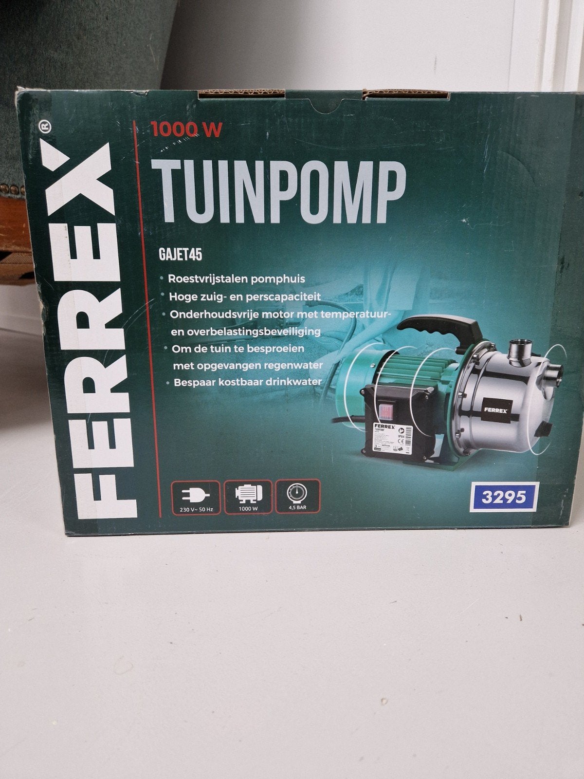 tuinpomp 1000W, Ophalen, Nieuw, Elektrisch, Besproeiingspomp