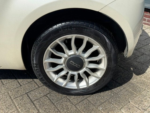 Fiat 500 C 0.9 Turbo Cabrio *parelmoer *climate *p-sensor, Auto's, Fiat, Euro 5, 86 pk, Cabriolet, Leder en Stof