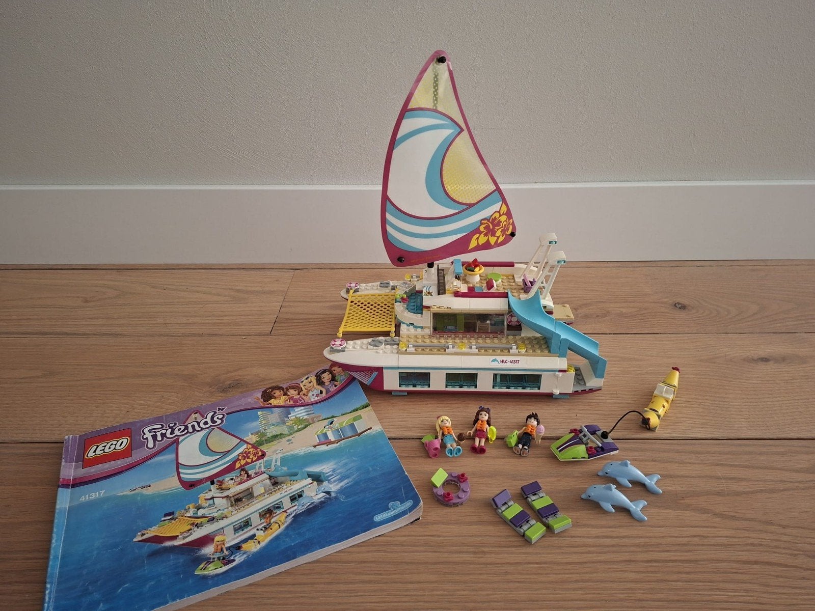 lego friends catamaran 41317, Lego, Friends, Ophalen of Verzenden, Zo goed als nieuw