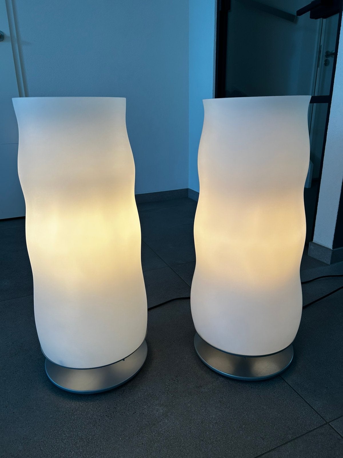 Penta light bodona murano touch dimbare XL lampen foscarini, Ophalen, Zo goed als nieuw, Glas