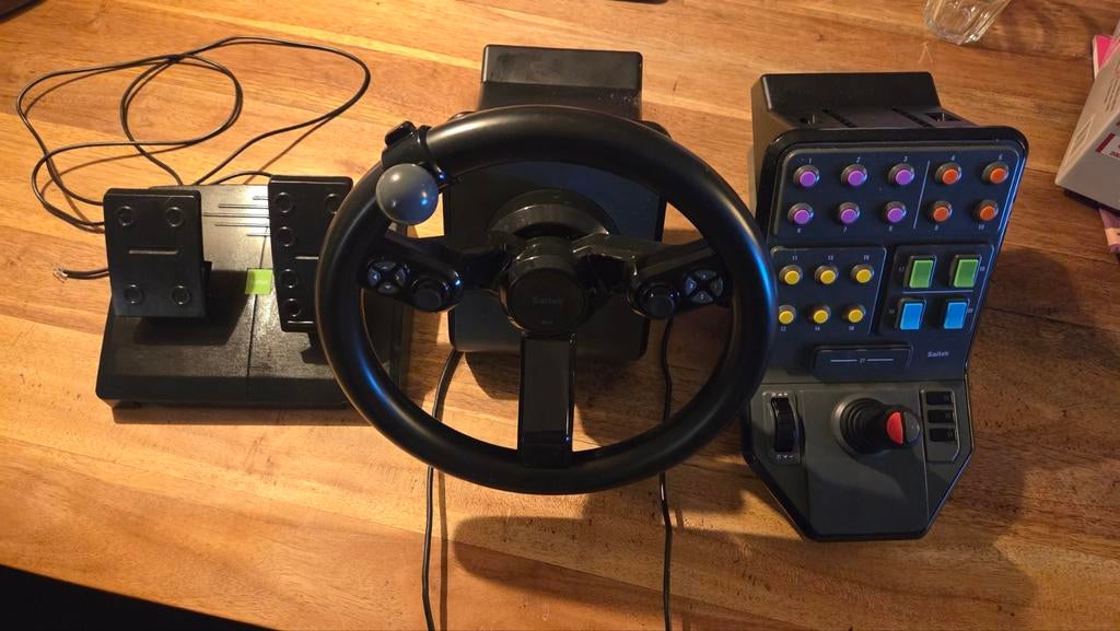 Logitech Saitek Heavy Equipment Control System PC, Ophalen of Verzenden, Zo goed als nieuw, Logitech