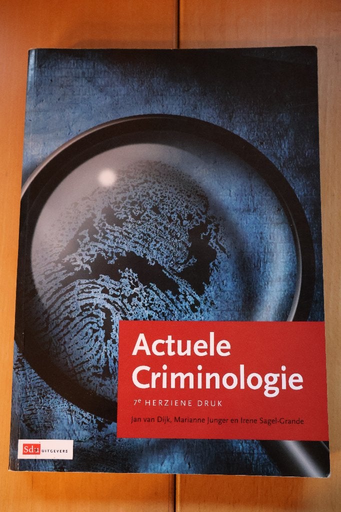 Actuele Criminologie ISBN 9789012385749, Diverse auteurs, Zo goed als nieuw, Beta, HBO