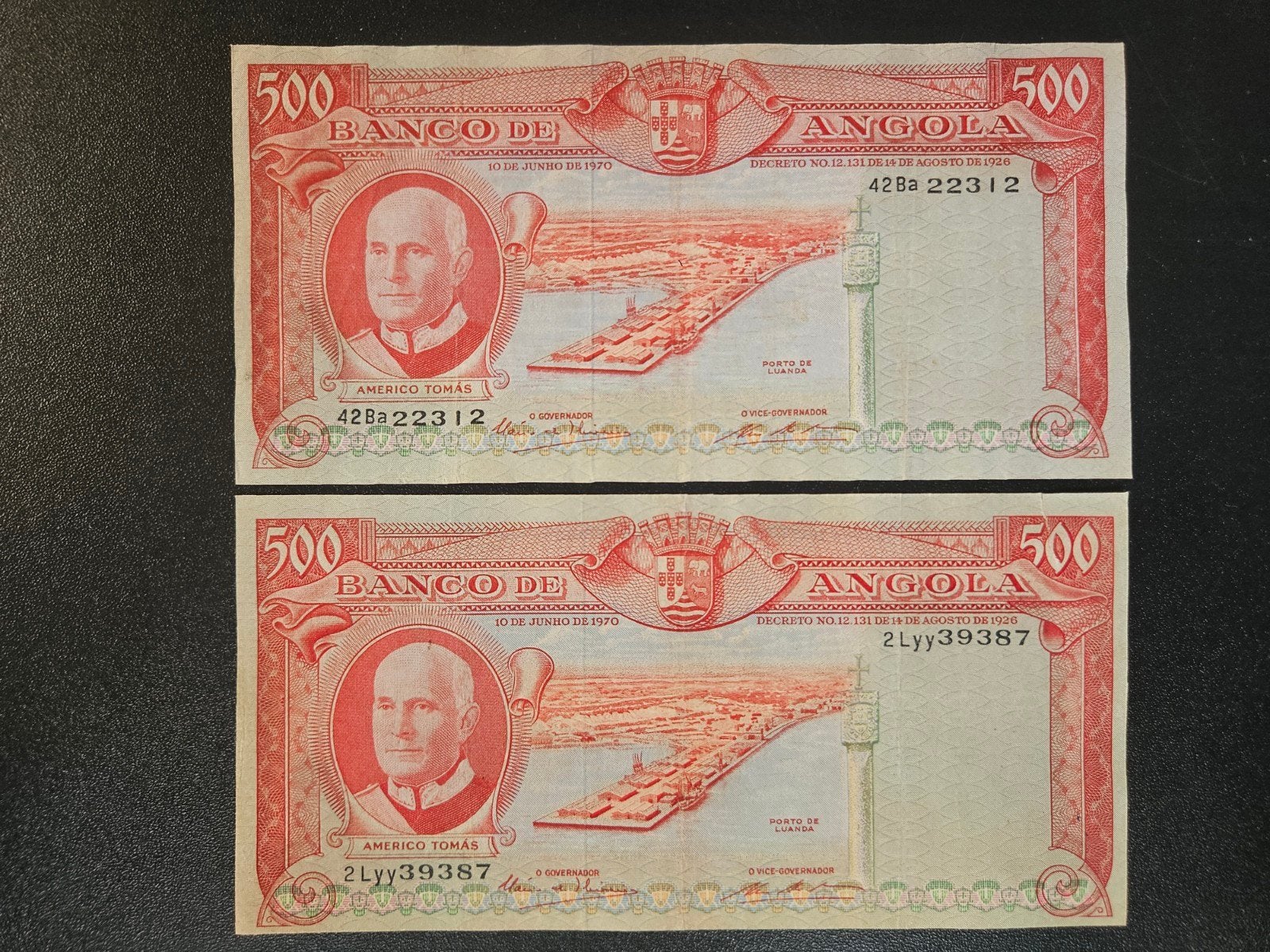 Angola pick 97 1970      2     per stuk, Postzegels en Munten, Bankbiljetten | Afrika, Ophalen of Verzenden, Overige landen, Los biljet