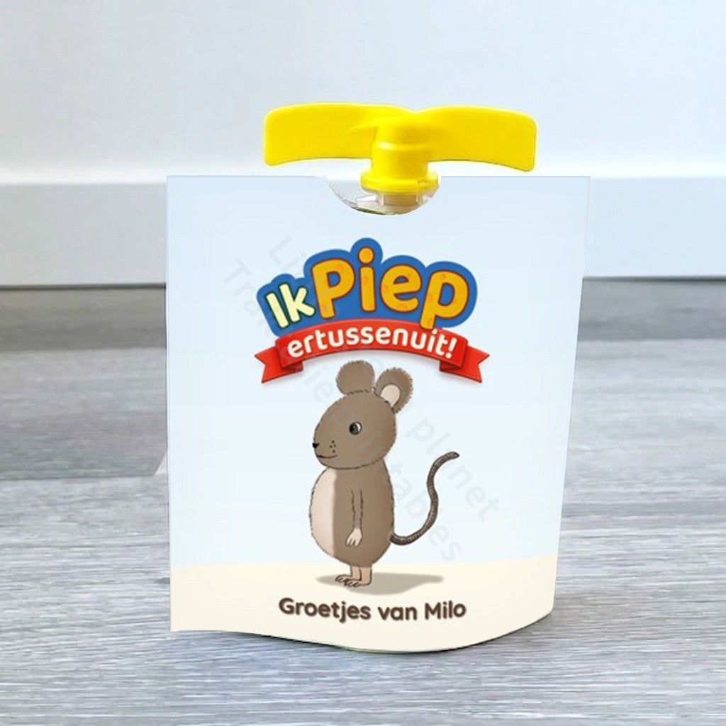 Afscheidstraktatie Ik piep ertussenuit - Traktatie printable, Kinderen en Baby's, Verzenden, Nieuw