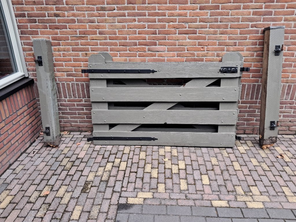 Douglas landhek, Tuin en Terras, Ophalen, Gebruikt, Hout, Tuinhek