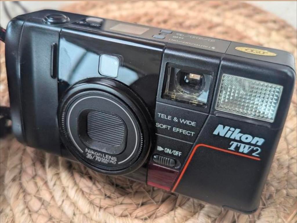Nikon TW2 – Compacte 35mm, Ophalen of Verzenden, Gebruikt, Spiegelreflex, Nikon